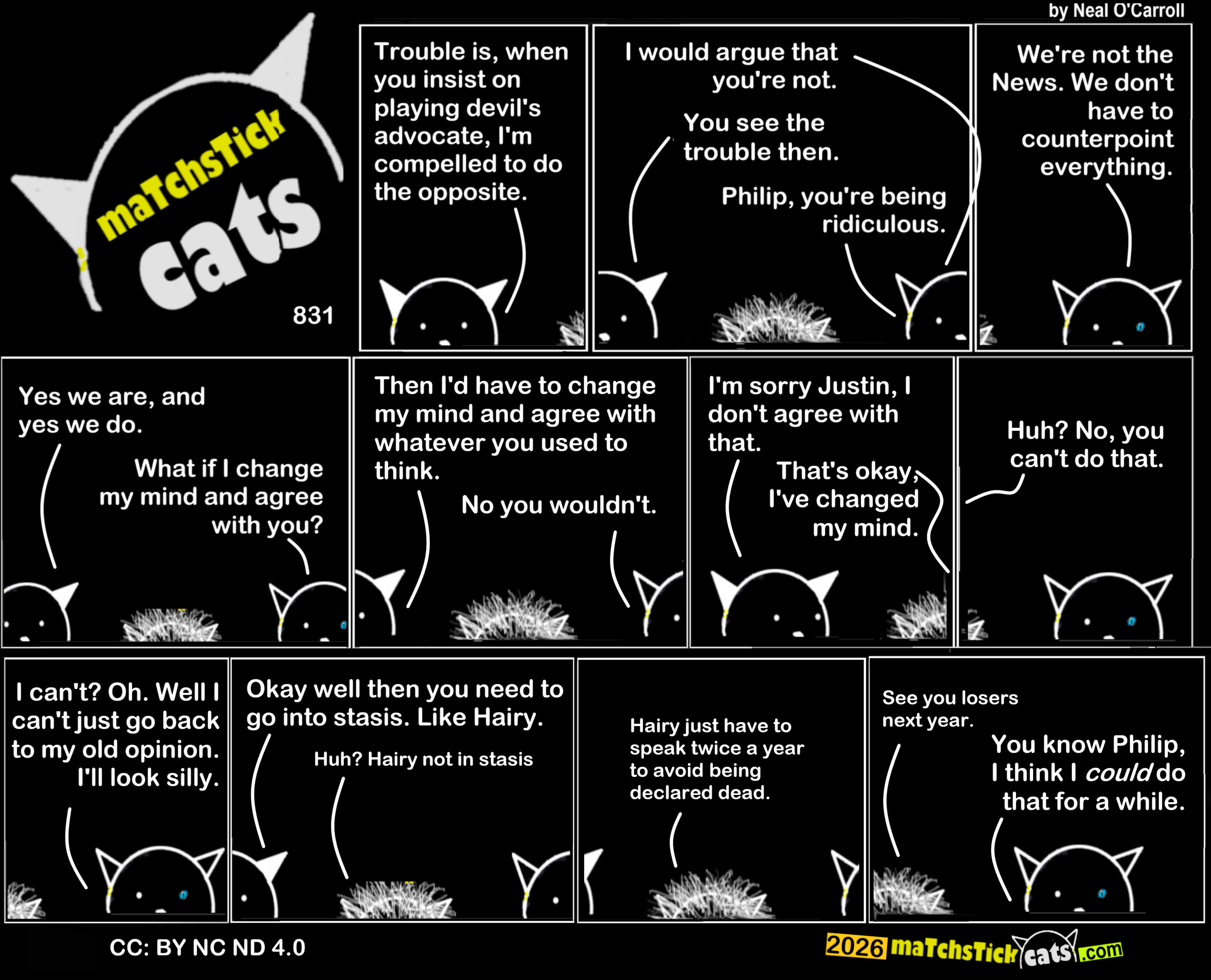 Matchstick Cats 831: Devil's Advocat